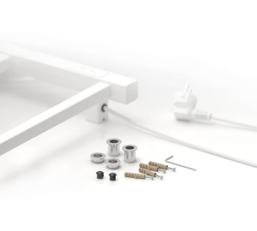 Полотенцесушитель электрический Стилье Формат 26 53x60 см левый белый матовый 30526-6050