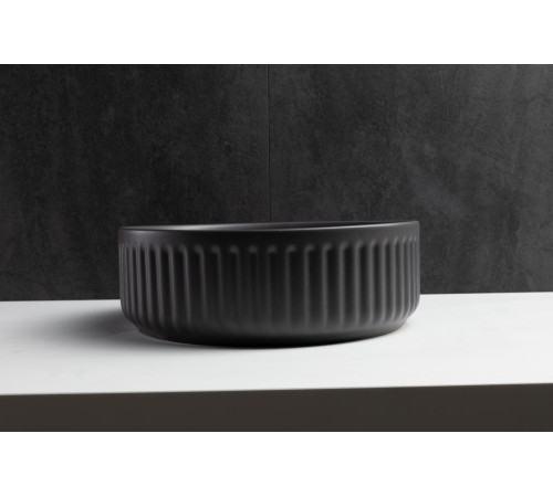 Раковина-чаша Allen Brau Fantasy 36х36х12 см антрацит 4.11032.AN