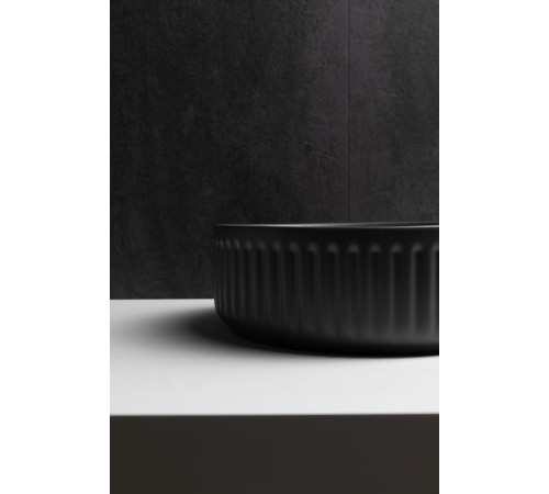 Раковина-чаша Allen Brau Fantasy 36х36х12 см антрацит 4.11032.AN