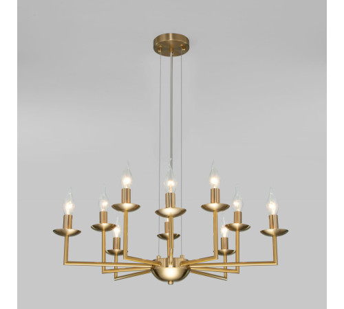 Классическая подвесная люстра 60150/10 латунь