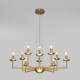 Классическая подвесная люстра 60150/10 латунь