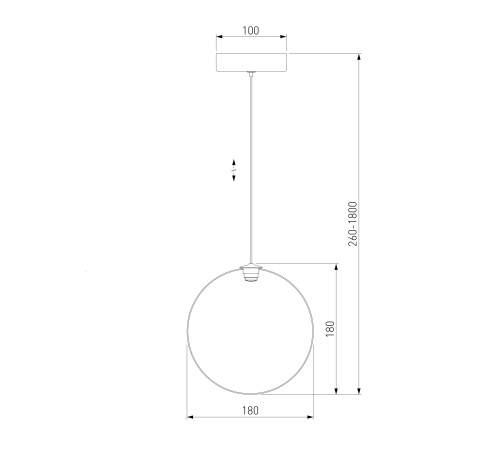 Подвесной светильник 50230/1 LED