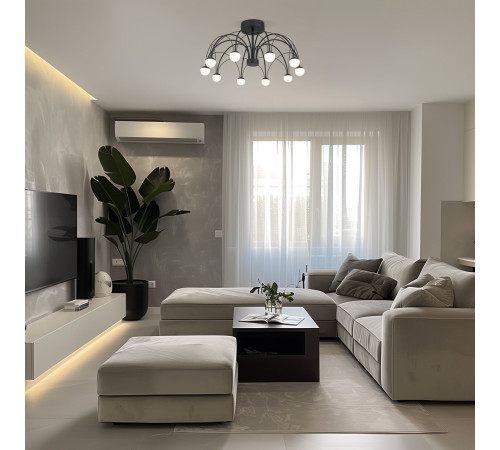 Потолочный светодиодный светильник Ragno 90035/10LED черный