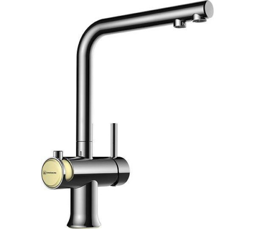 Смеситель для кухни Omoikiri Hotaru с подключением фильтра хром/ваниль 4994052