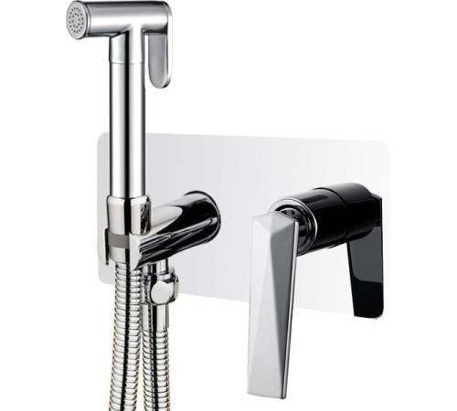 Гигиенический душ Boheme Venturo со смесителем хром глянцевый 377