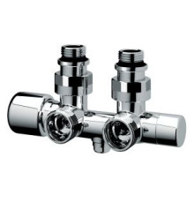 Узел нижнего подключения угловой FAR 3/4 EU - 1/2 HP серебристый FL 0263 3412