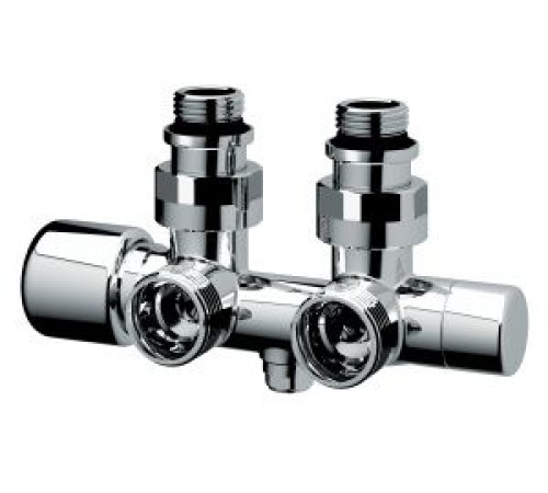 Узел нижнего подключения угловой FAR 3/4 EU - 1/2 HP серебристый FL 0263 3412