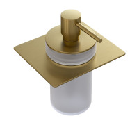 Дозатор для жидкого мыла встраиваемый Boheme Space матовое золото 10966-MG-DISP