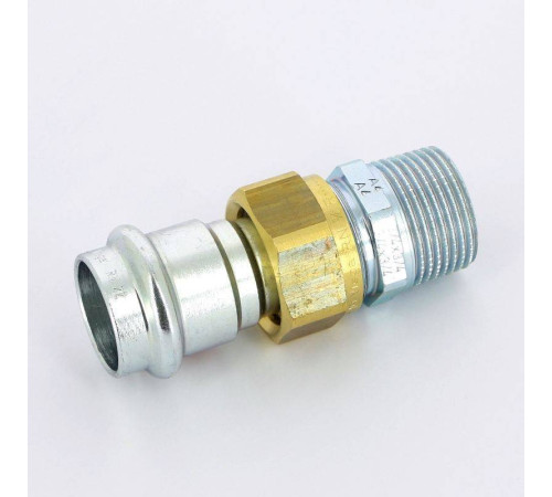 Муфта пресс-НР разъемная Viega Prestabo 22x3/4 оцинкованная сталь 559250