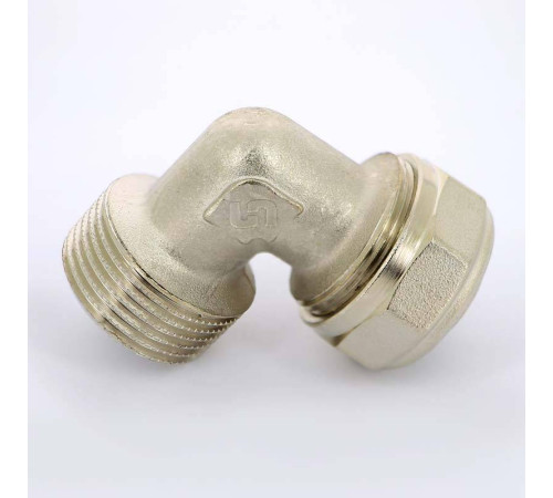 Угол обжимной никелированный Uni-Fitt 26х1 наружная резьба 665N8400