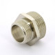 Ниппель резьбовой переходной Tiemme 1 x 3/4 НН никелированный 1500157