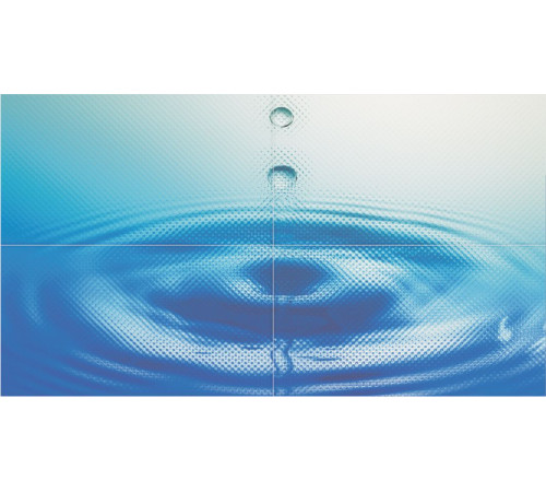 Декор панно Ceradim Drop (из 4-х шт) 50х90 см х9999019794