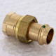 Муфта разъёмная пресс Viega Sanpress бронза 22x3/4 ВР 125318