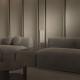 Рамка из поликарбоната на 4 поста Split айвори/белый, soft-touch W0043066
