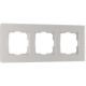Рамка из стекла на 3 поста Senso дымчатый soft-touch W0033117