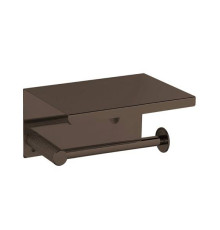 Держатель для туалетной бумаги подвесной Boheme Uno глянцевая оружейная сталь 10971-SGM