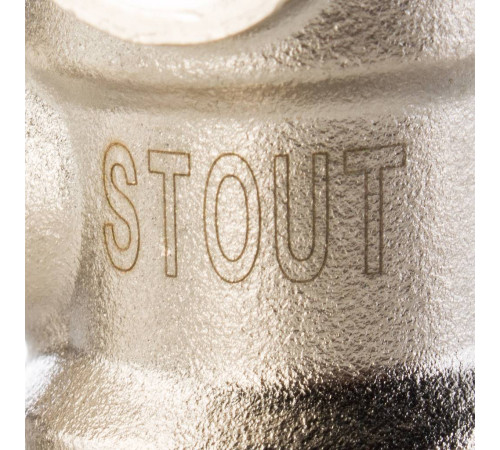 Узел нижнего подключения радиатора STOUT прямой 3/4 для однотрубной системы SVH-0001-000020