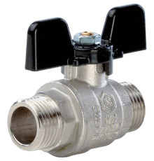 Кран шаровой STOUT полнопроходной НР/НР ручка бабочка 1/2 SVB-0006-000015