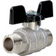Кран шаровой STOUT полнопроходной НР/НР ручка бабочка 1/2 SVB-0006-000015