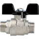 Кран шаровой STOUT полнопроходной НР/НР ручка бабочка 1/2 SVB-0006-000015