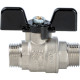 Кран шаровой STOUT полнопроходной НР/НР ручка бабочка 1/2 SVB-0006-000015