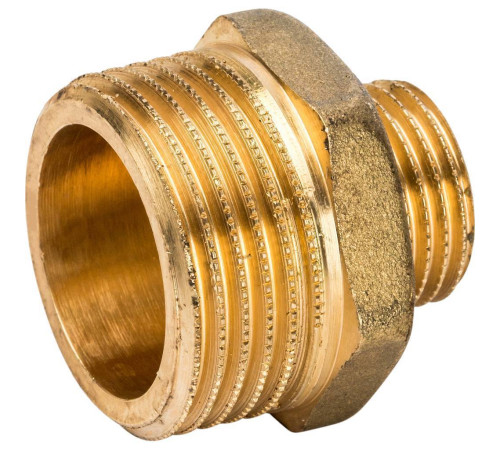 Ниппель переходной STOUT 1x1/2 НН латунный SFT-0003-000112