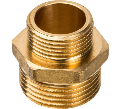 Ниппель переходной STOUT 1x3/4 НН латунный SFT-0003-000134