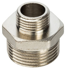 Ниппель переходной STOUT 1x1/2 НН никелированный SFT-0004-000112