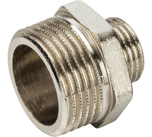 Ниппель переходной STOUT 1x1/2 НН никелированный SFT-0004-000112