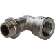 Угольник латунный STOUT с упором НВ никелированный 3/8 SFT-0016-000038