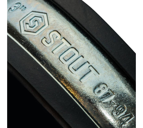 Комплект STOUT хомут с гайкой, шпилька-шуруп и дюбель 3 (87-94 мм) SAC-0020-100003