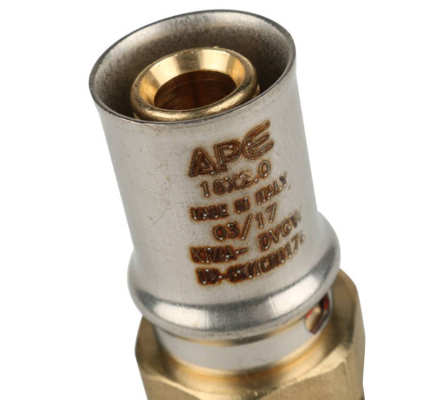 Переходник прессовый STOUT с наружной резьбой 1/2 x 16 SFP-0001-001216