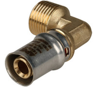 Угольник-переходник STOUT 1/2х16 мм с наружной резьбой пресс SFP-0011-001216