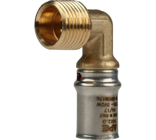 Угольник-переходник STOUT 1/2х16 мм с наружной резьбой пресс SFP-0011-001216