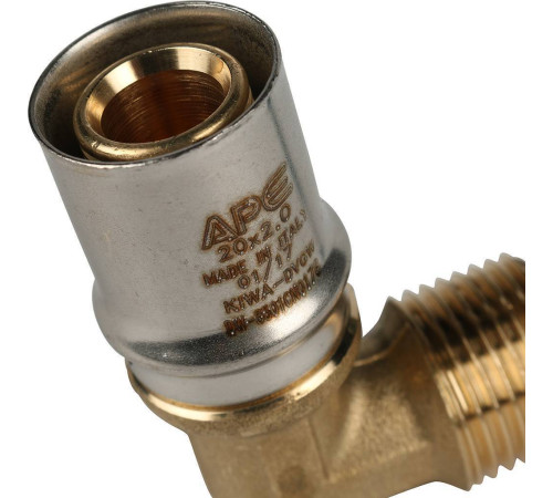 Угольник-переходник STOUT 1/2х20 мм с наружной резьбой пресс SFP-0011-001220