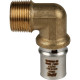 Угольник-переходник STOUT 3/4х20 мм с наружной резьбой пресс SFP-0011-003420