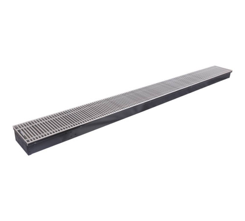 Конвектор внутрипольный STOUT SCN 80х190х2000 мм с роликовой решеткой SCN-1100-0819200