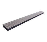 Конвектор внутрипольный STOUT SCQ 75х240х2250 мм с роликовой решеткой SCQ-1100-0724225