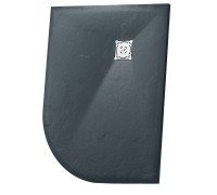 Душевой поддон асимметричный RGW Stone Tray ST/AL-G 1200х800 мм графит 16154128-02L