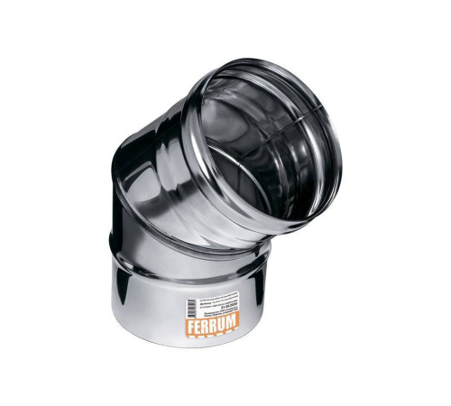 Колено Ferrum 135° AISI 430 0.5 мм Ф115 мм Аf2303