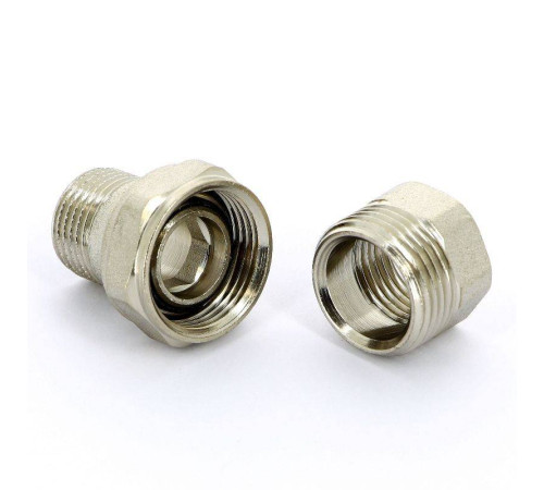 Разъемное соединение НВ Uni-Fitt прямое никелированное с O-ring 1/2 650N2000