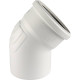 Отвод REHAU RAUPIANO Plus 110 мм 45° 11231361001