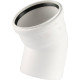 Отвод REHAU RAUPIANO Plus 110 мм 45° 11231361001