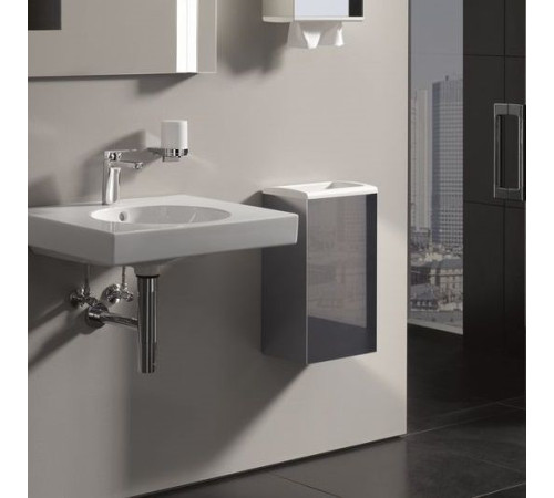 Мусорное ведро Keuco Collection Moll 25 л настенное хром/антрацит 12788 010001