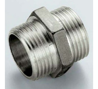 Ниппель резьбовой переходной Tiemme 1 1/2 x 1 1/4 НН никелированный 1500396