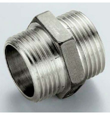 Ниппель резьбовой переходной Tiemme 1 1/2 x 1 1/4 НН никелированный 1500396