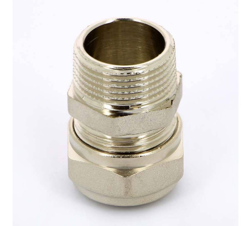 Муфта обжимная Uni-Fitt никелированная 20х3/4 НР 662N7300