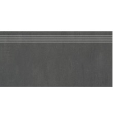 Ступень Kerama Marazzi Гварди антрацит матовый обрезной 30x60 см SG640520R/GR