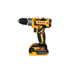 Дрель-шуруповерт аккумуляторная DEKO GCD20DU PRO 20 В 2x2.0 Ач Case + набор 63 инструмента 083-1040