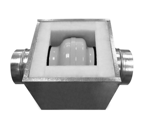 Короб шумоизолированный SHUFT 100 S для вентиляторов 100 мм 0006603